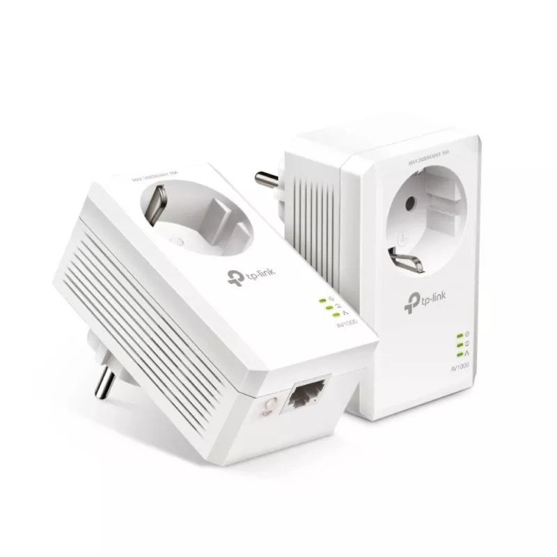 TP-Link AV1000 Gigabit Passthrough Powerline Starter Kit (TL-PA7017PKIT)