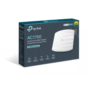 TP-Link EAP245 AC1750 Wireless Dual Band Gigabit Ceiling Mount Access Point, PoE, White