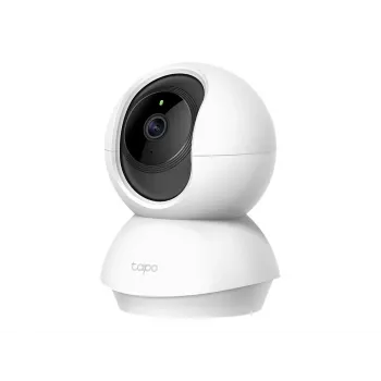 TP-Link Tapo C200 Pan/Tilt Wireless Security Camera, 1080p Full HD, 360° Pan, 114° Tilt, Night Vision, Two-Way Audio, microSD Slot, Works with Alexa & Google Assistant, White