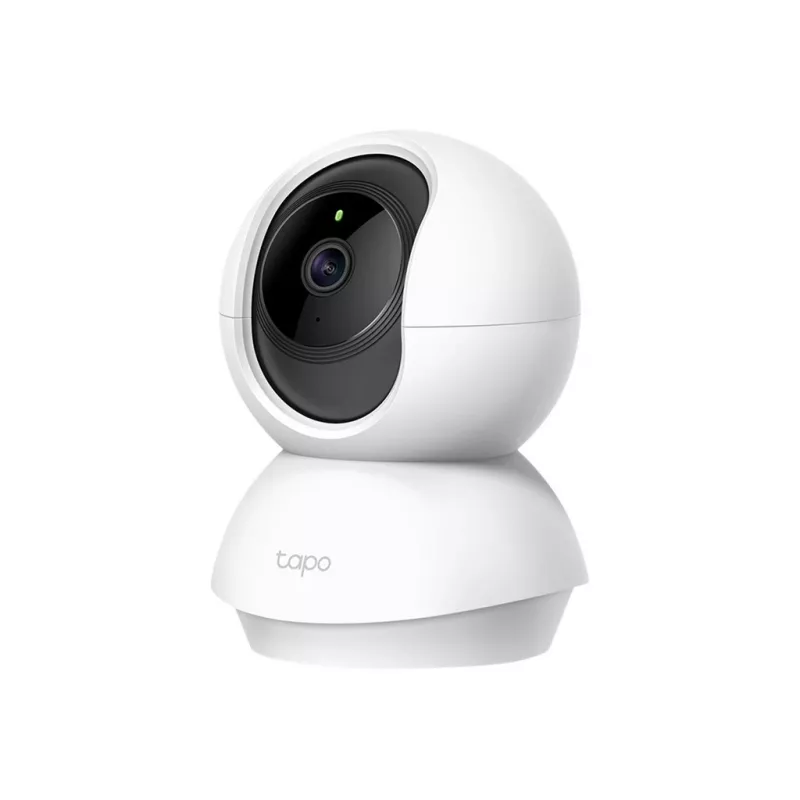 TP-Link Tapo C200 Pan/Tilt Wireless Security Camera, 1080p Full HD, 360° Pan, 114° Tilt, Night Vision, Two-Way Audio, microSD Slot, Works with Alexa & Google Assistant, White