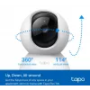 TP-Link Tapo C200C Pan/Tilt Home Security Wi-Fi Camera - 1080p Full HD, 360° Horizontal Range, Two-Way Audio, Night Vision up to 9m, MicroSD up to 256GB, White