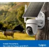 TP-LINK Tapo C615G KIT V1 Solar-Powered Security Camera Kit - Outdoor PTZ Network Surveillance Camera, Dustproof/Weatherproof, Day&Night Colour