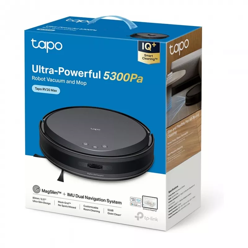 TP-LINK Tapo RV20 Max Robot Vacuum Cleaner - Bagless