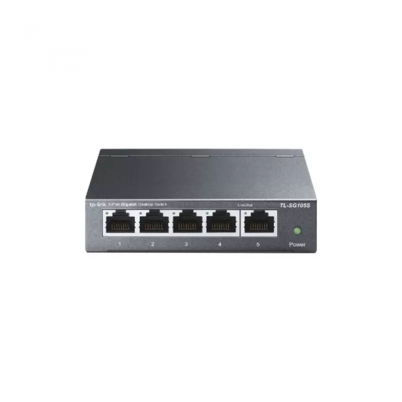 TP-Link TL-SG105S 5-Port Gigabit Desktop Switch, Metal Case, v5.0