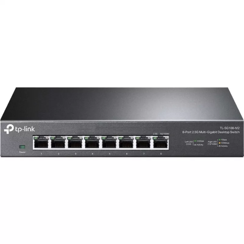 TP-Link TL-SG108-M2 V3.0 8-Port 2.5G Multi-Gigabit Unmanaged Switch