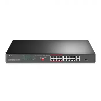 TP-Link TL-SL1218P 18-Port Fast Ethernet PoE+ Switch with 2 Gigabit and 1 SFP