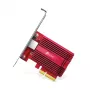 TP-LINK TX401 10GBase-T PCIe 3.0 x4 Network Adapter, RJ45, Aquantia AQC107, Multi-Gig 10G/5G/2.5G/1G/100Mbps, Low Profile