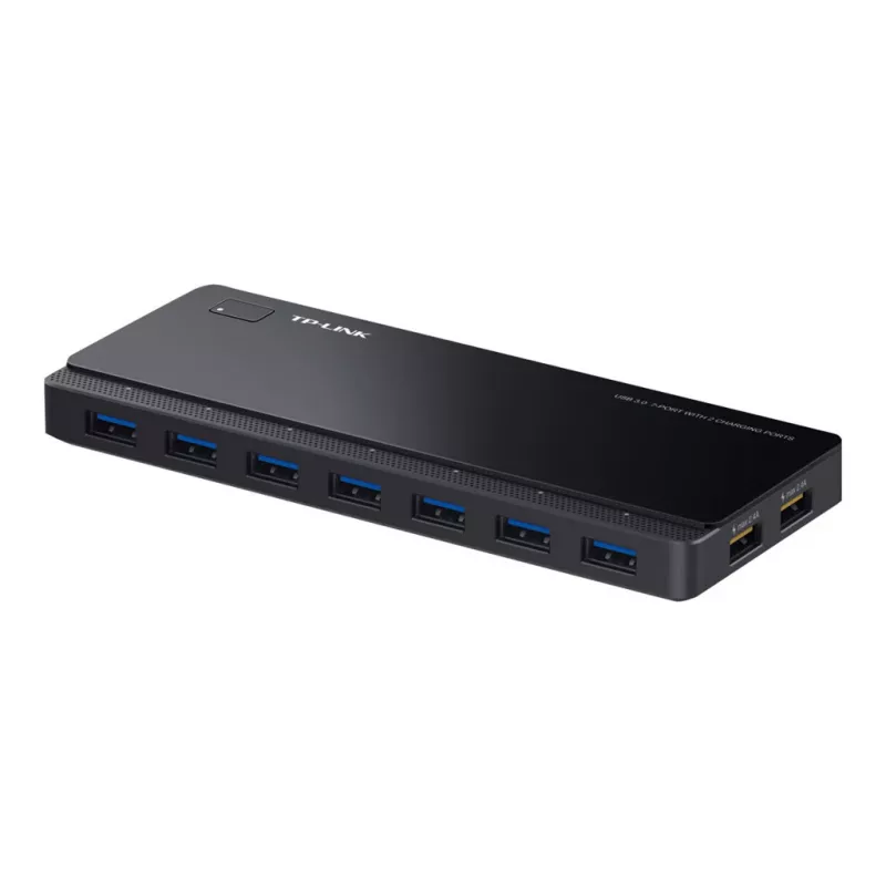 TP-LINK UH720 7-Port USB 3.0 Hub with 2 Smart Charging Ports - Black