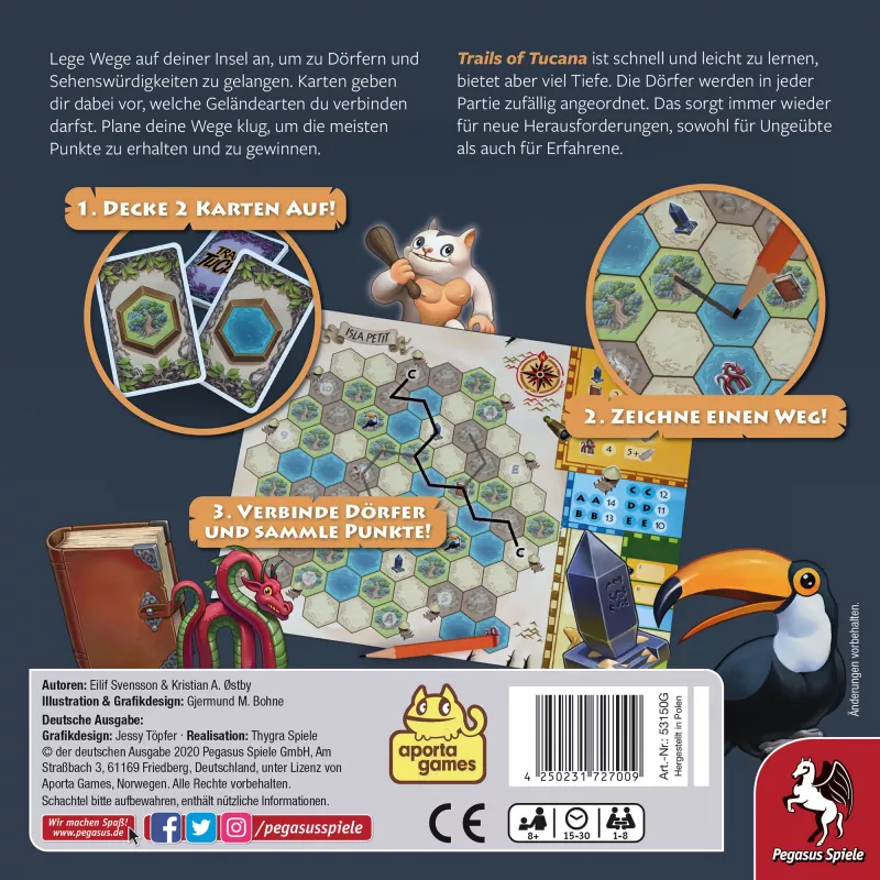 Trails of Tucana - Flip & Write Board Game