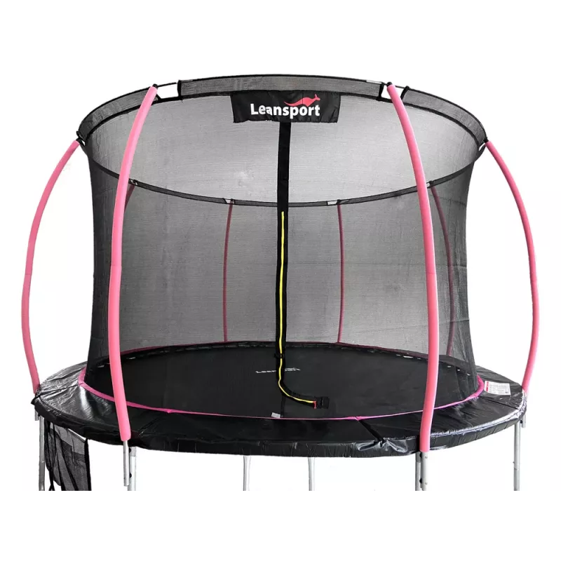 Trampolina LEAN Sport Max 12ft Black-Pink