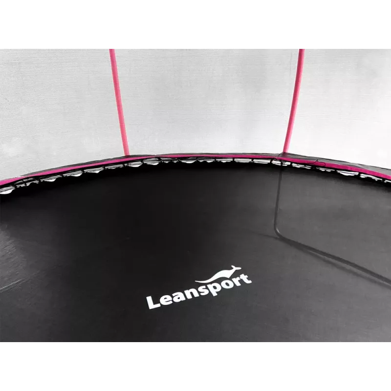 Trampolina LEAN Sport Max 14ft Black-Pink