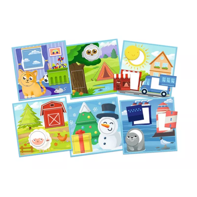TREFL GRY Educational Game Colors and Shapes ABC for Toddlers Treflik Family Trefl 02904