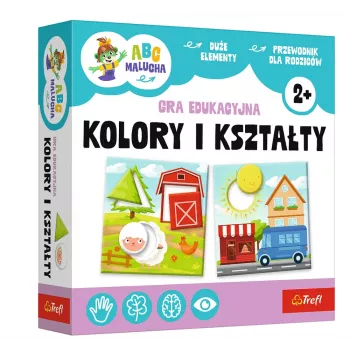 TREFL GRY Educational Game Colors and Shapes ABC for Toddlers Treflik Family Trefl 02904