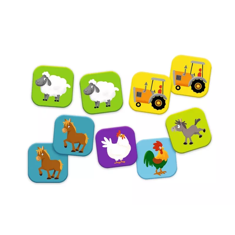 TREFL GRY Educational Game Farm ABC for Toddlers Treflik Family Trefl 02909
