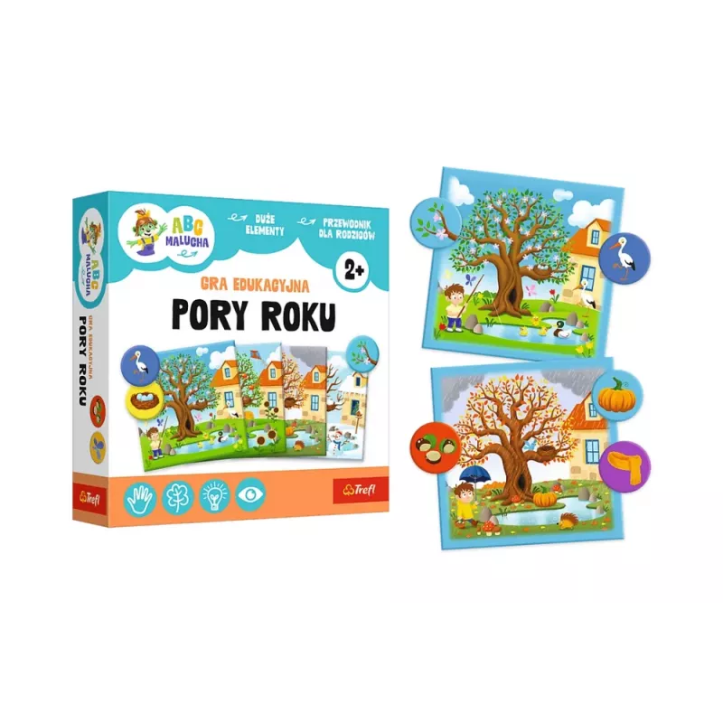 TREFL GRY Educational Game Seasons ABC for Toddlers Treflik Family Trefl 02906