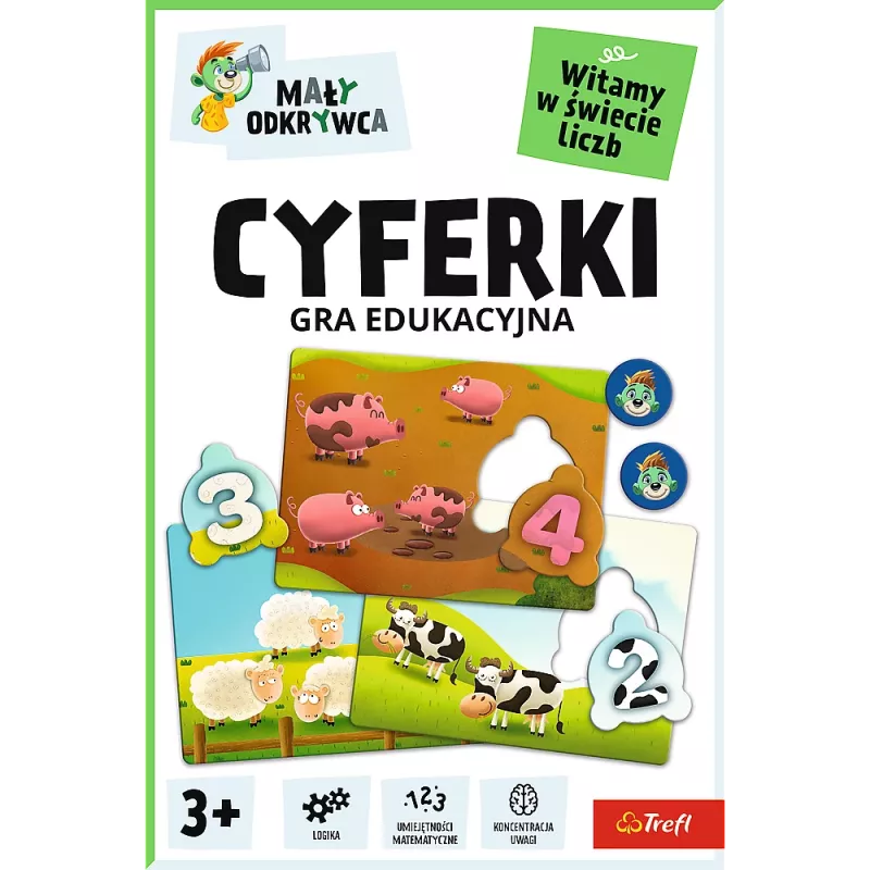 TREFL GRY GAME - Little Explorer Numbers Trefl 02810