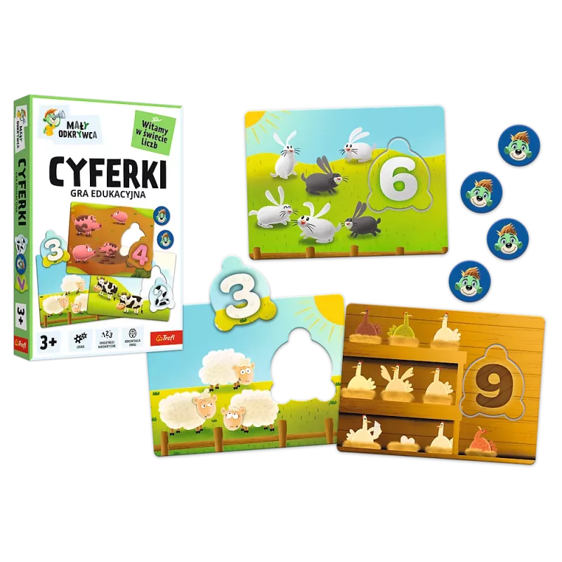 TREFL GRY GAME - Little Explorer Numbers Trefl 02810