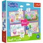 TREFL PUZZLE 4-in-1 Puzzle (12, 15, 20, 24) – Peppa Loves Adventures – Trefl 34672