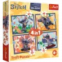 TREFL PUZZLE 4-in-1 Puzzle – Hawaiian Vacation – Disney Stitch Trefl 34666