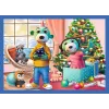 TREFL PUZZLE 4-in-1 Puzzle – It's Snowing at the Trefliks' – Trefl 34657