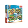 TREFL Puzzle 4in1 Holiday Paw Patrol 34395