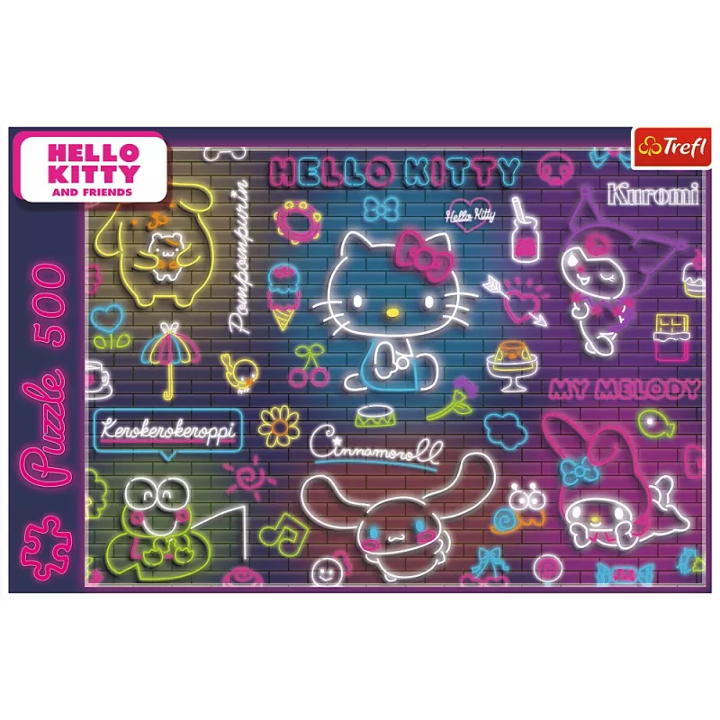 TREFL Puzzle 500 - Neon Hello Kitty Trefl 37523
