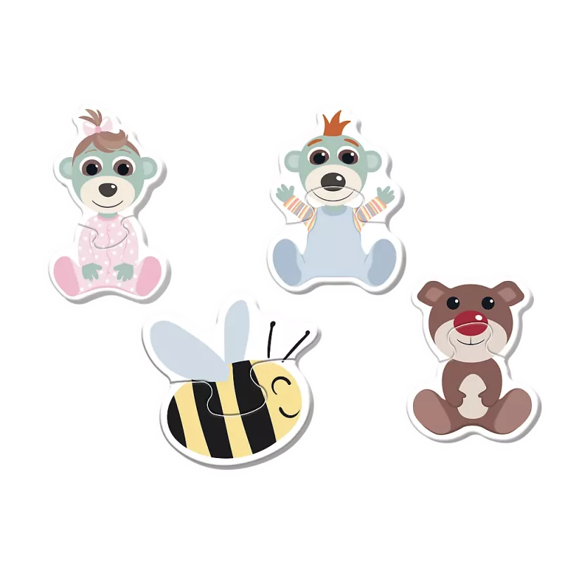 Trefl Puzzle - Baby Classic - Friendly Babies - Babies and Teddy Bear 36139