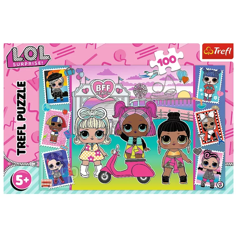 TREFL PUZZLE Puzzle - 100 - LOL Dolls Photos Trefl 16443