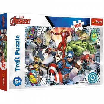 TREFL PUZZLE Puzzle - 100 - Sławni Avengers - Disney Marvel The Avengers 16454