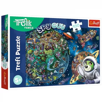 TREFL PUZZLE Puzzle - 100 - Trefliki in Space Trefl 16496