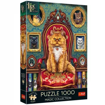 TREFL PUZZLE Puzzle - 1000 - Premium Plus – Magic Collection: Cat Mania – Trefl 10896