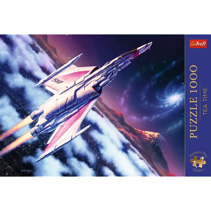 TREFL PUZZLE Puzzle - 1000 Premium Plus - Tea Time: Space Flight Trefl 12075