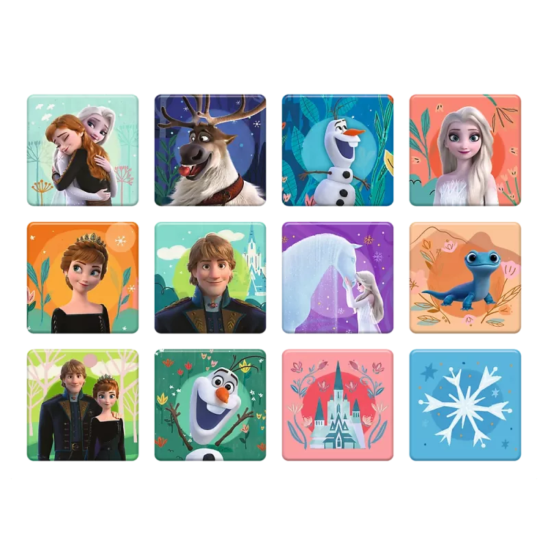 TREFL PUZZLE Puzzle - 2in1 + Memos Princesses in Their Land - Disney Frozen 2 93335