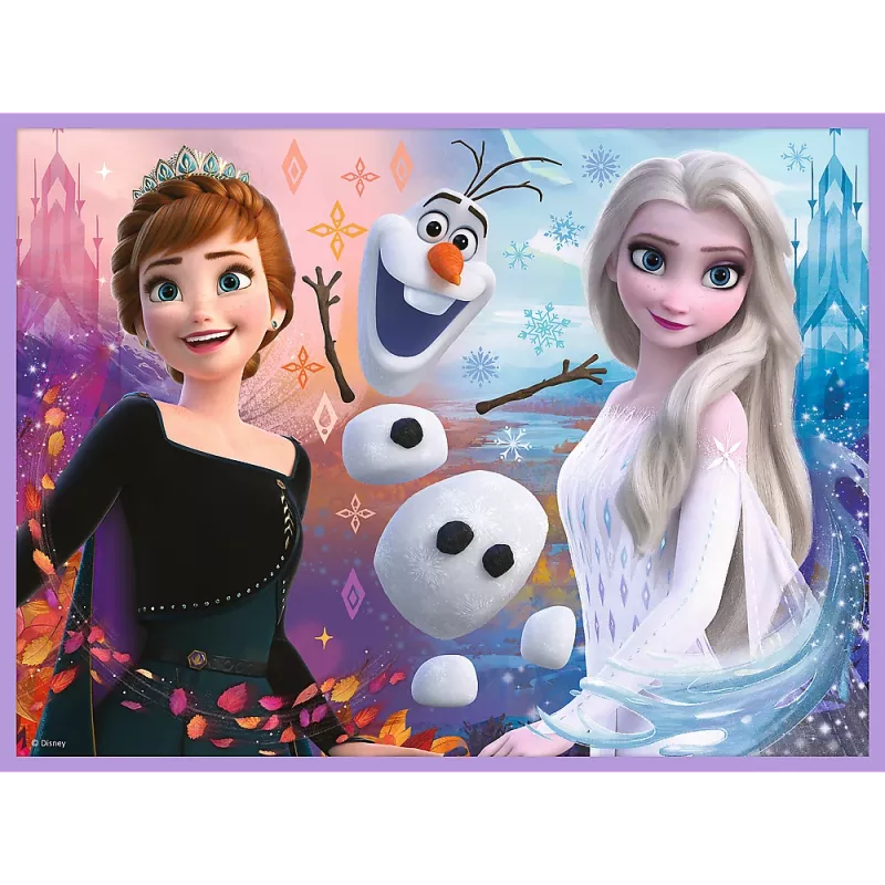 TREFL PUZZLE Puzzle - 2in1 + Memos Princesses in Their Land - Disney Frozen 2 93335