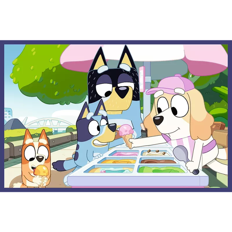 TREFL PUZZLE Puzzle 2x24 Funny Bluey BBC Bluey Trefl 34446