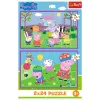 TREFL PUZZLE Puzzle - 2x24 - Peppa on the playground - Peppa Pig 34435