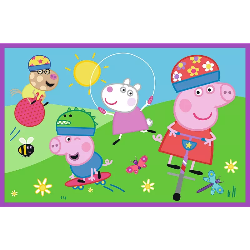 TREFL PUZZLE Puzzle - 2x24 - Peppa on the playground - Peppa Pig 34435