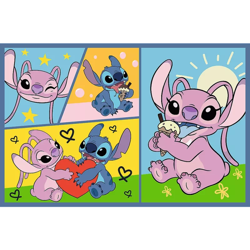 TREFL PUZZLE Puzzle 2x70 There's no boredom with Stitch Disney Lilo Stitch Trefl 34444