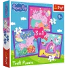 TREFL PUZZLE Puzzle - 3 in 1 - Peppa Pig's Habits Trefl 34893