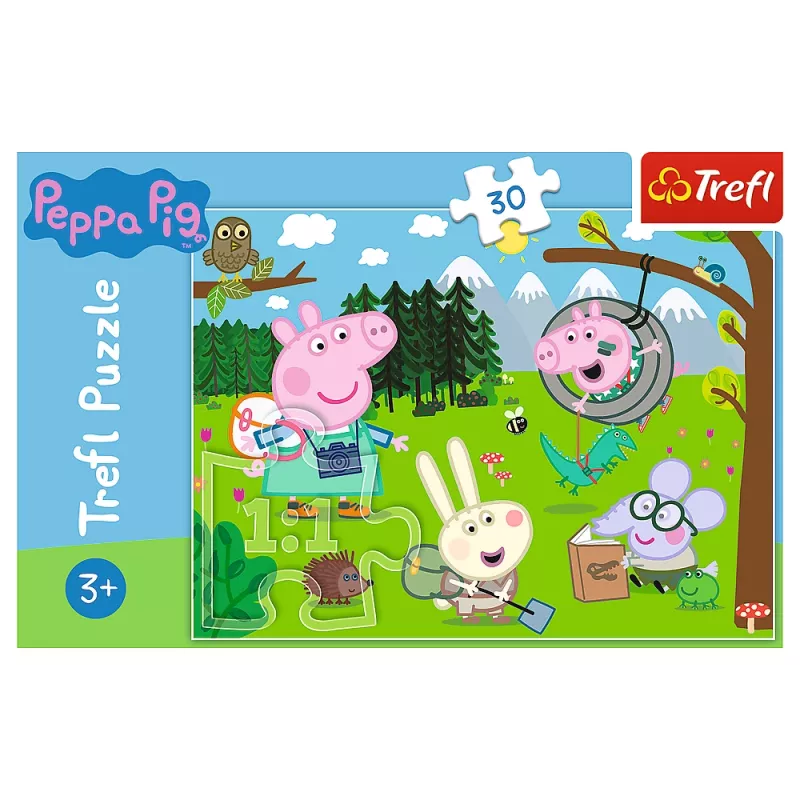 TREFL PUZZLE Puzzle - 30 - Forest Expedition - Peppa Pig Trefl 18245