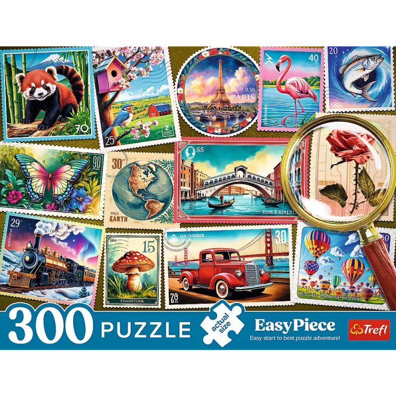 TREFL PUZZLE Puzzle - 300 EasyPiece - Trefl Postage Stamps 23100