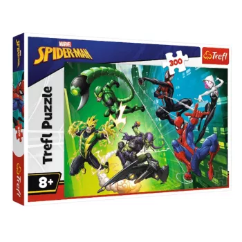 TREFL PUZZLE Puzzle – 300 pieces – Disney Marvel Spider-Man – In the Spider’s Web – Trefl 23036