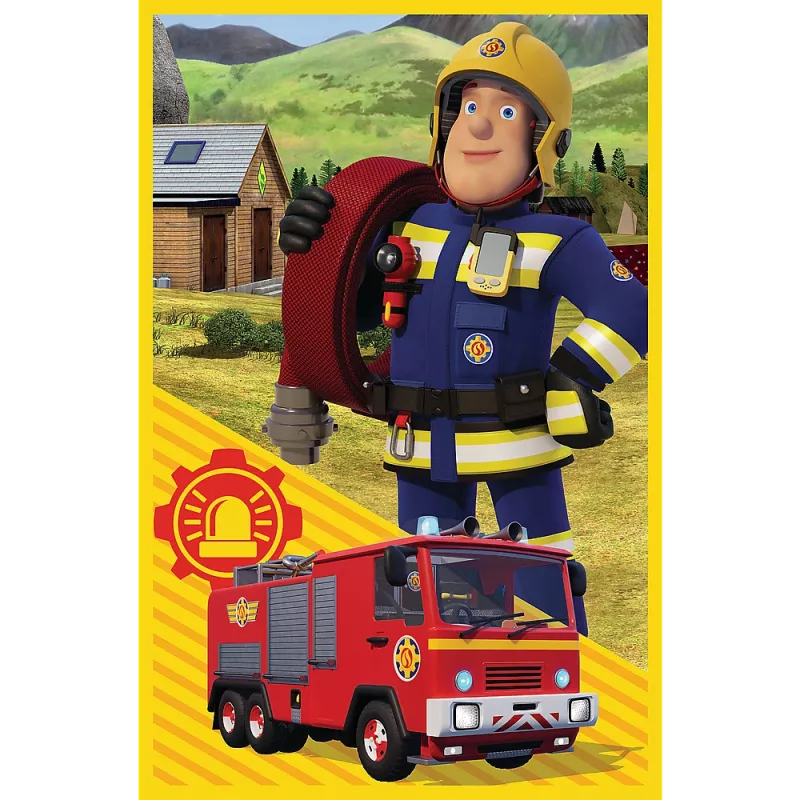 TREFL PUZZLE Puzzle - 3x50 - Fireman Sam Fire Station Crew