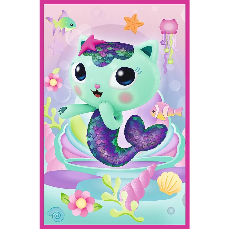 TREFL PUZZLE Puzzle 3x50 - Meet Gabby and the Gabbys Dollhouse Trefl 34876