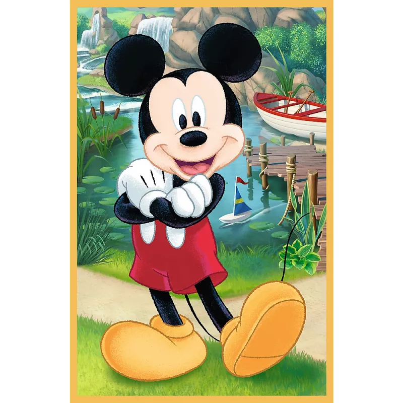 TREFL PUZZLE Puzzle - 3x50 - Mice on vacation Disney Trefl 34881