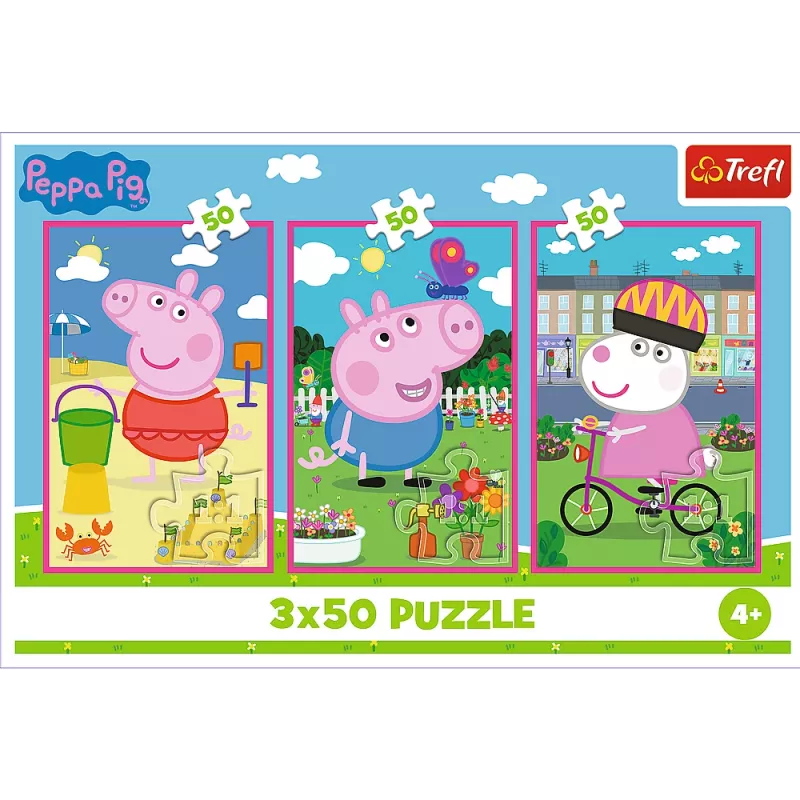 TREFL PUZZLE Puzzle - 3x50 - The Power of Friendship / Peppa Pig Mix 70% 34877