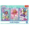TREFL PUZZLE Puzzle 3x80 - Colorful Days of Gabby Trefl 34882