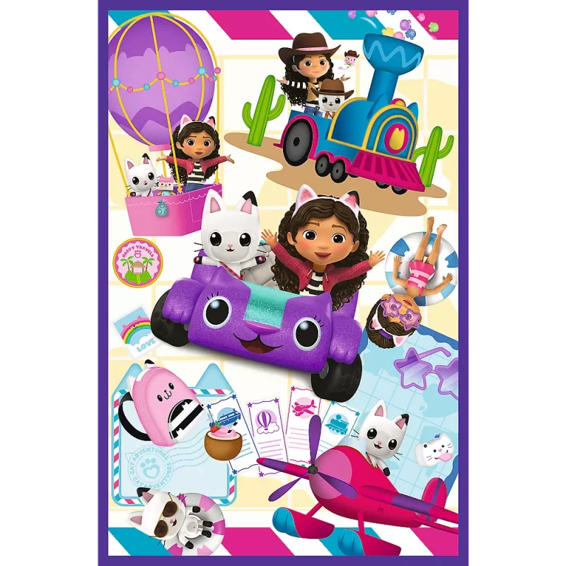 TREFL PUZZLE Puzzle 3x80 - Colorful Days of Gabby Trefl 34882