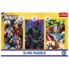 TREFL PUZZLE Puzzle - 3x80 - Days full of action - Disney Marvel The Avengers Trefl 34883