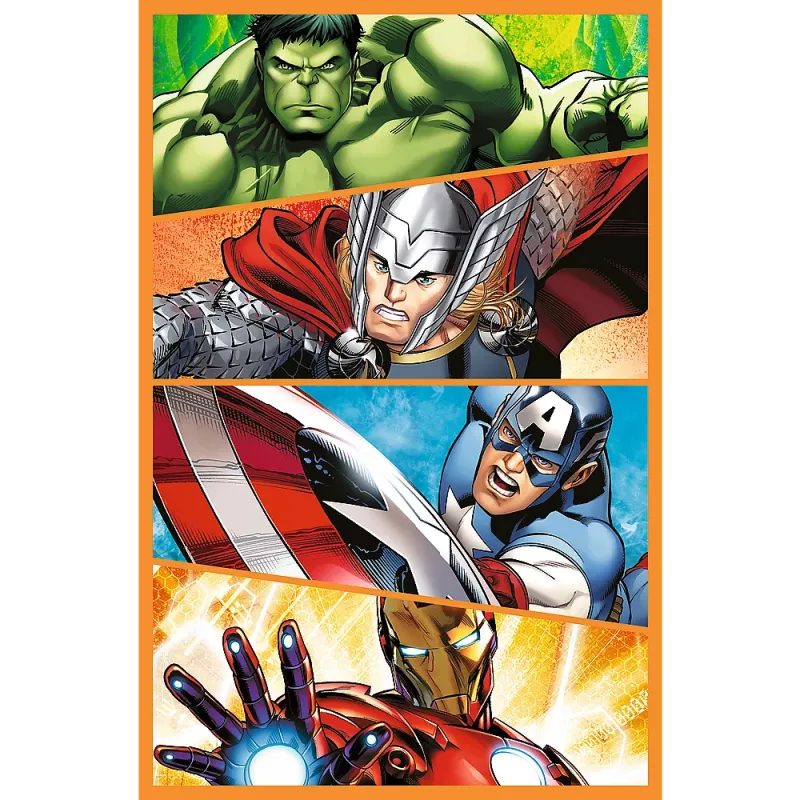 TREFL PUZZLE Puzzle - 3x80 - Days full of action - Disney Marvel The Avengers Trefl 34883